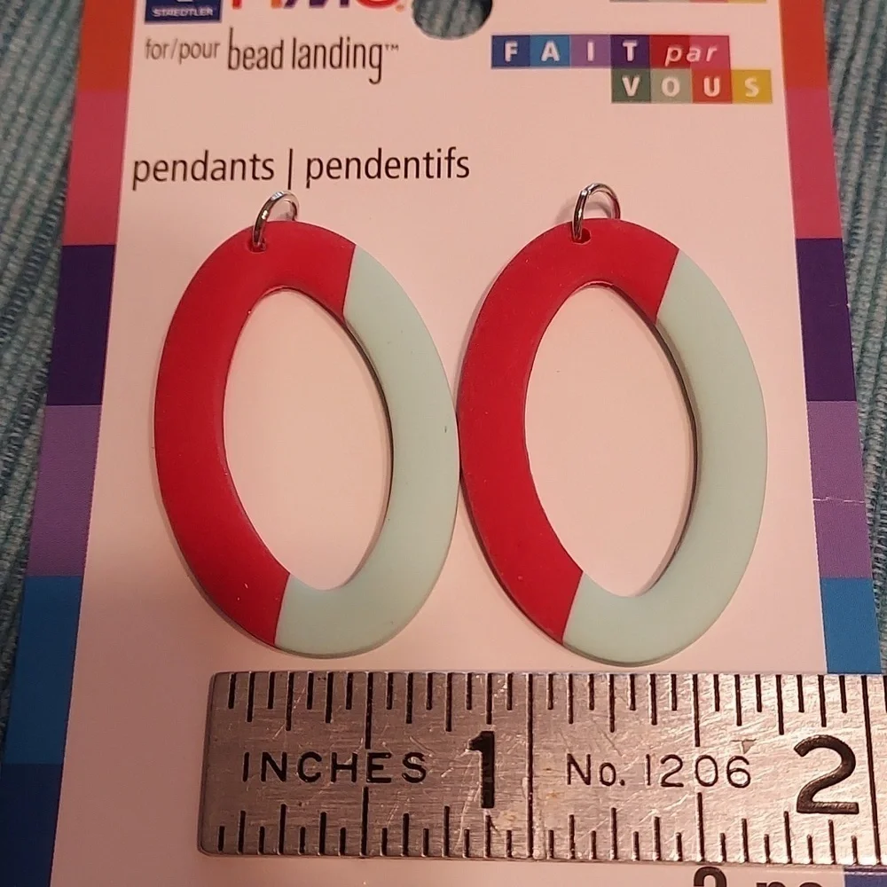 FIMO bead Landing Pendants new